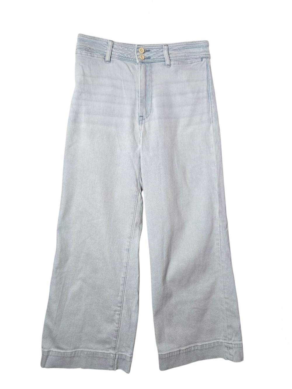 Faherty Stretch Terry Harbor Pant Wide-Leg Organic Cotton Hemp Stretch